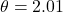 \theta=2.01