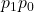 p_1 − p_0
