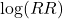 \log(RR)